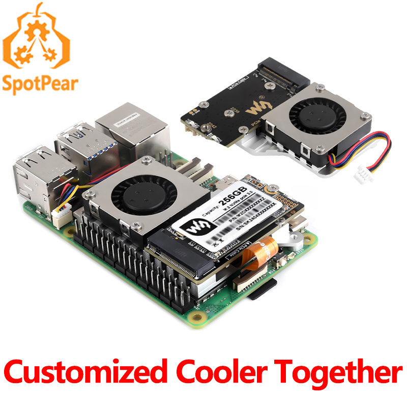 Deskpi Super6C - Raspberry Pi papan adaptor NVMe SSD